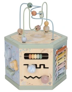 Little Dutch Safari Friends Wooden Activity Hexagon