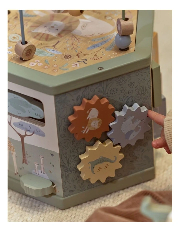 Little Dutch Safari Friends Wooden Activity Hexagon image 3