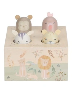 Little Dutch Safari Friends Wooden Pop-Up Toy