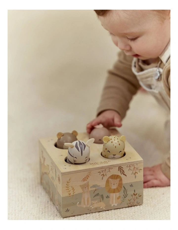 Little Dutch Safari Friends Wooden Pop-Up Toy image 6
