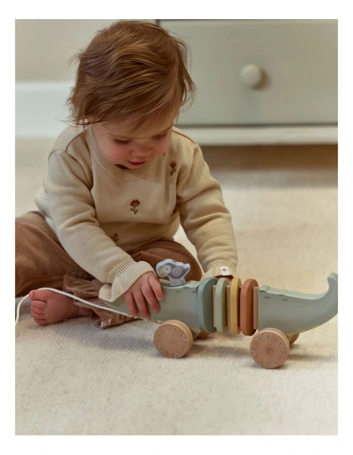 Little Dutch Safari Friends Wooden Pull Animal image 2