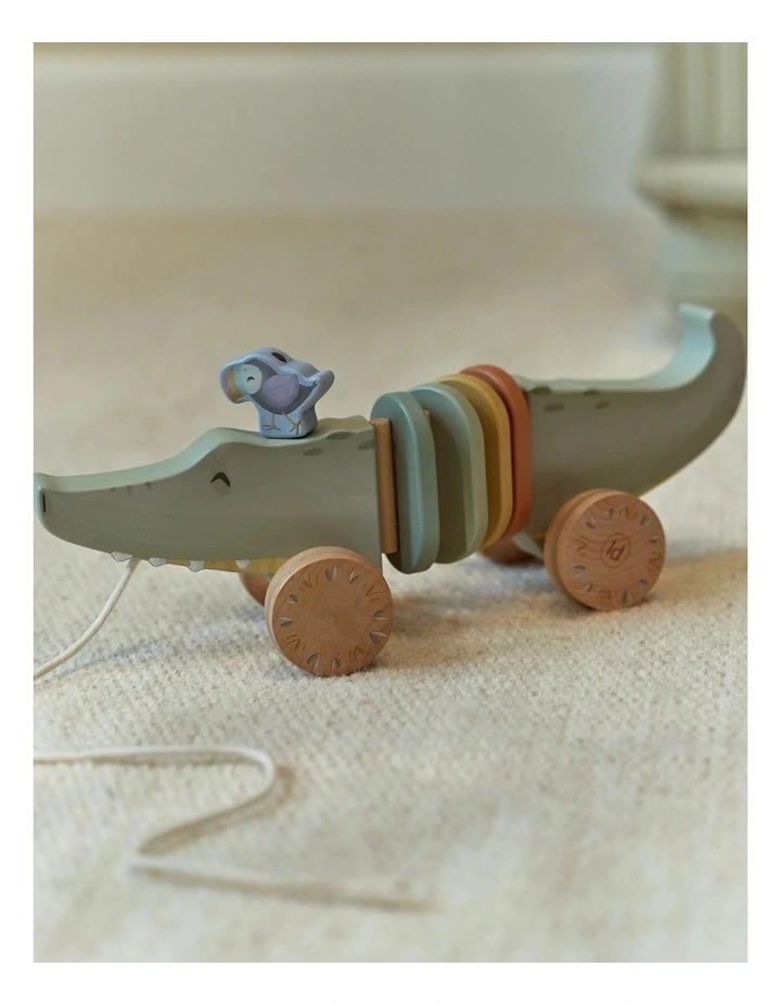 Little Dutch Safari Friends Wooden Pull Animal image 4