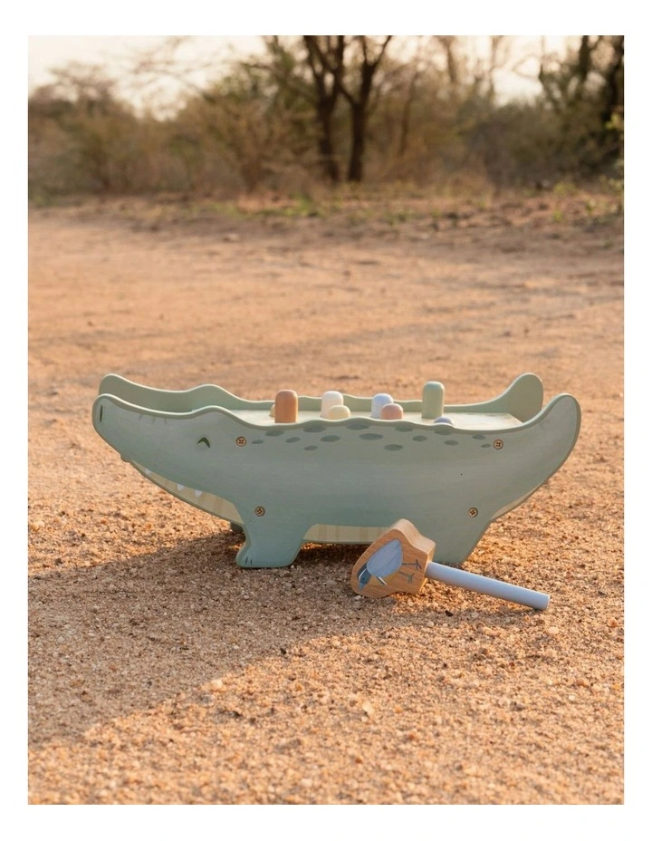 Little Dutch Safari Friends Wooden Hammer Bench image 5