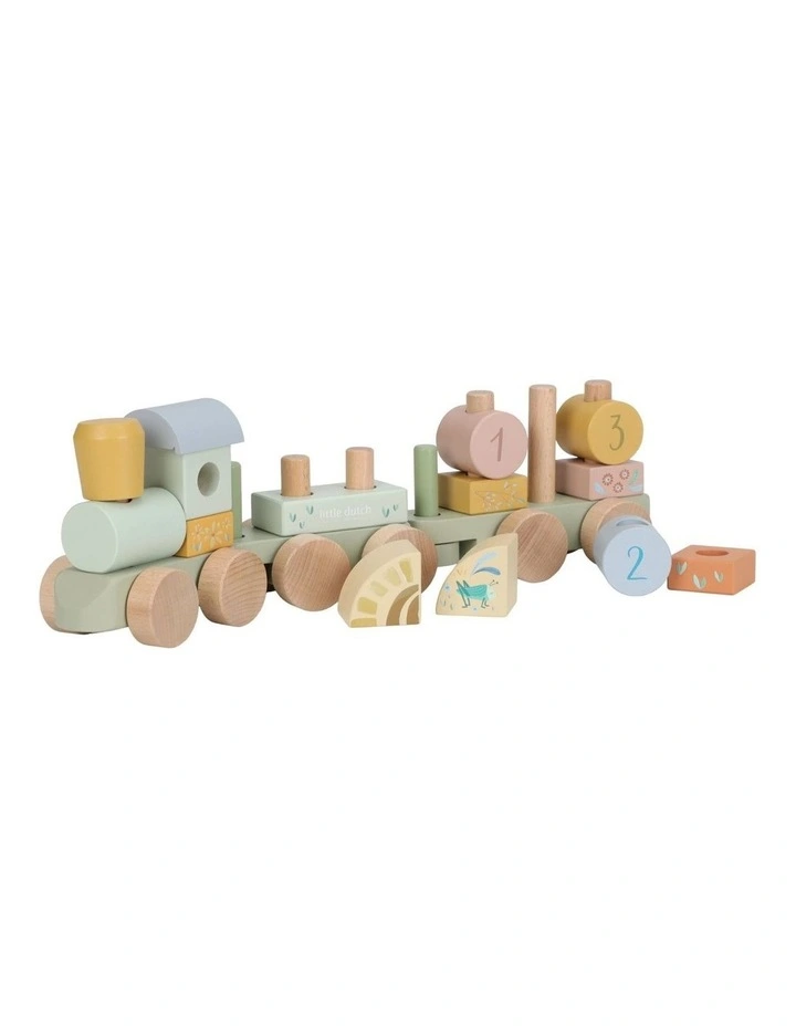Little Dutch Safari Friends Wooden Block Train image 6