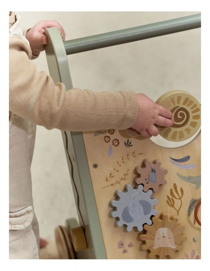 Little Dutch Safari Friends Wooden Baby Activity Walker image 3