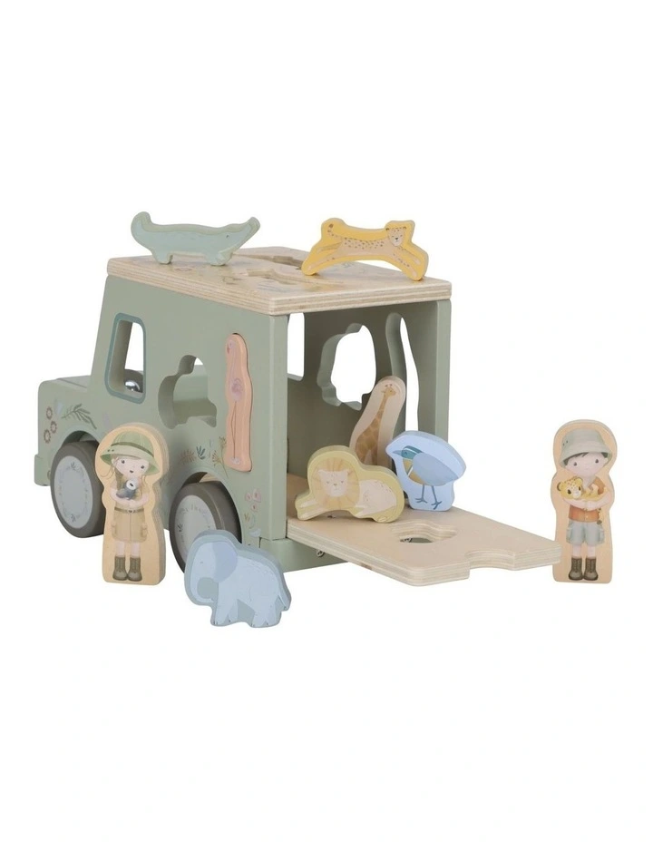 Little Dutch Safari Friends Shape Sorter Safari Car image 2