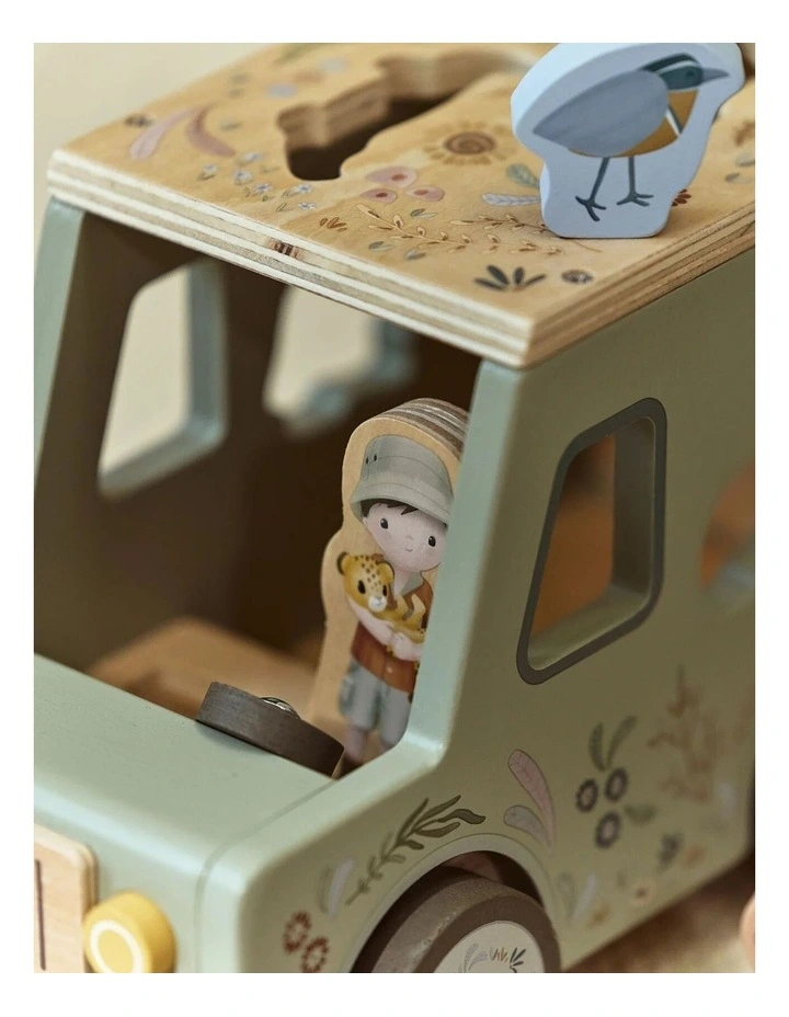 Little Dutch Safari Friends Shape Sorter Safari Car image 5