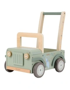 Little Dutch Safari Friends Wooden Push Safari Car