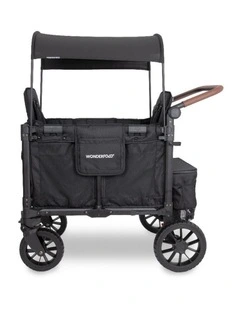 WonderFold W2 Luxe Pro Stroller Wagon - Jet Black