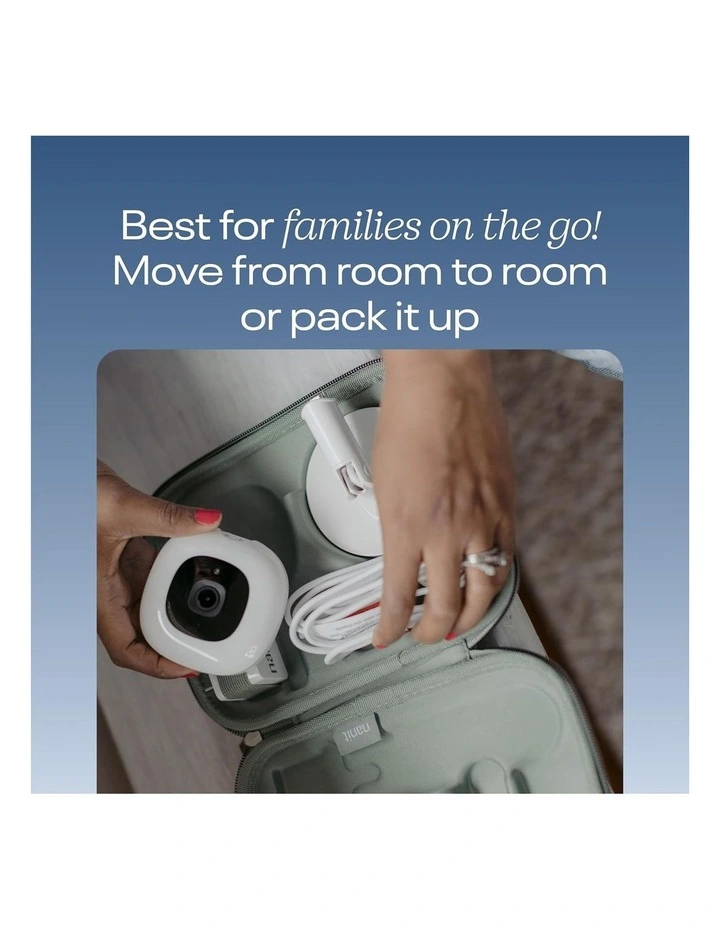 Nanit Smart Baby Monitor with Flex Stand for Travel & Multi-Room Use image 4
