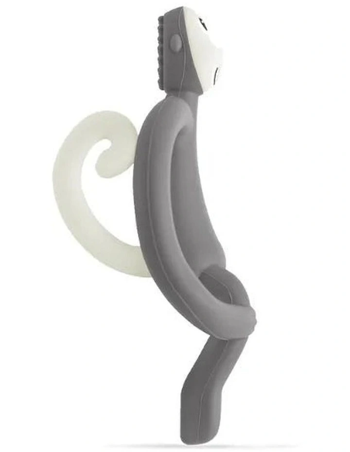 Matchstick Monkey Teething Toy and Gel Applicator - Grey image 3