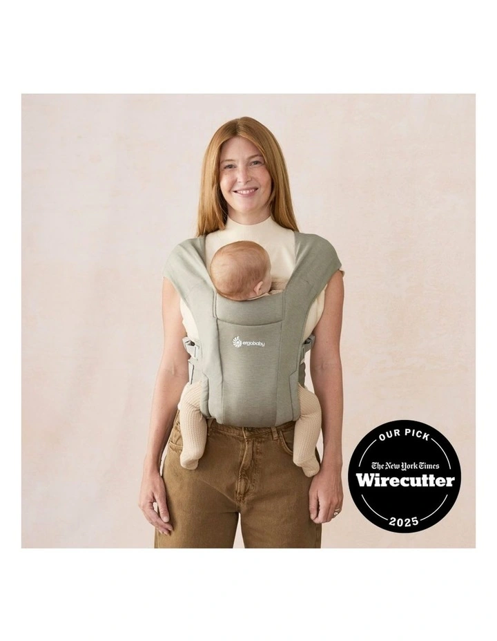 Embrace Newborn Carrier - Soft Olive image 3