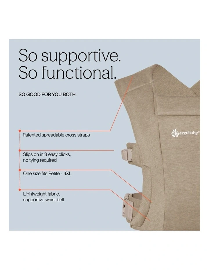 Embrace Newborn Carrier - Soft Olive image 6
