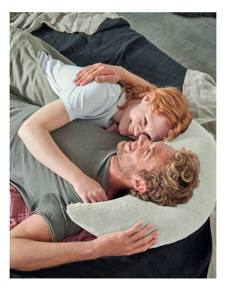 Plushy Moon Cuddle & Nursing Pillow - Cream image 3