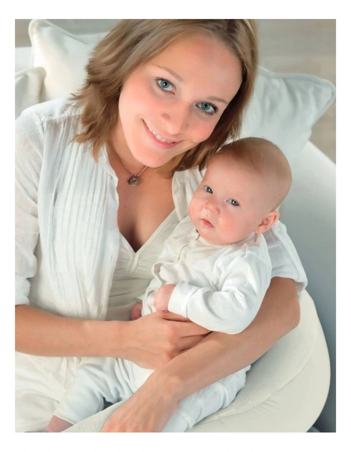 Plushy Moon Cuddle & Nursing Pillow - Cream image 4