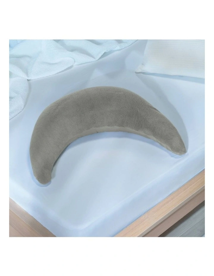 Plushy Moon Cuddle & Nursing Pillow - Taupe image 2