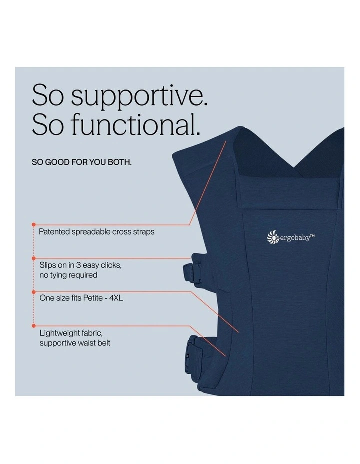 Embrace Newborn Carrier - Midnight Blue image 6