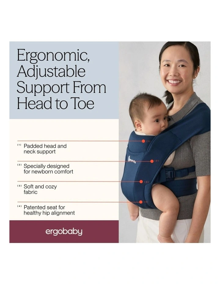 Embrace Newborn Carrier - Midnight Blue image 7