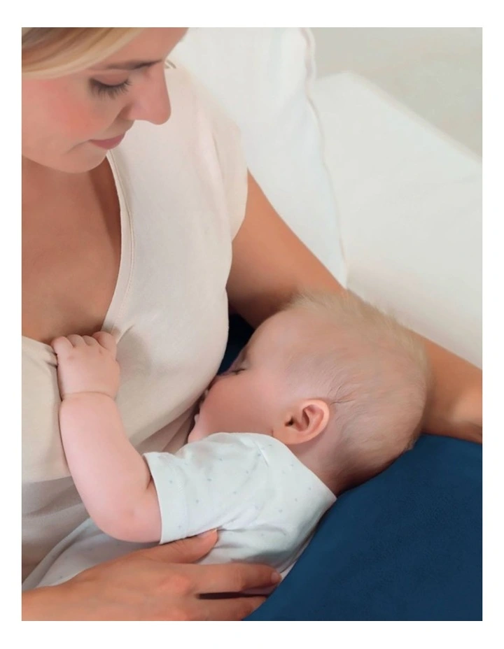 Plushy Moon Cuddle & Nursing Pillow - Dark Blue image 3