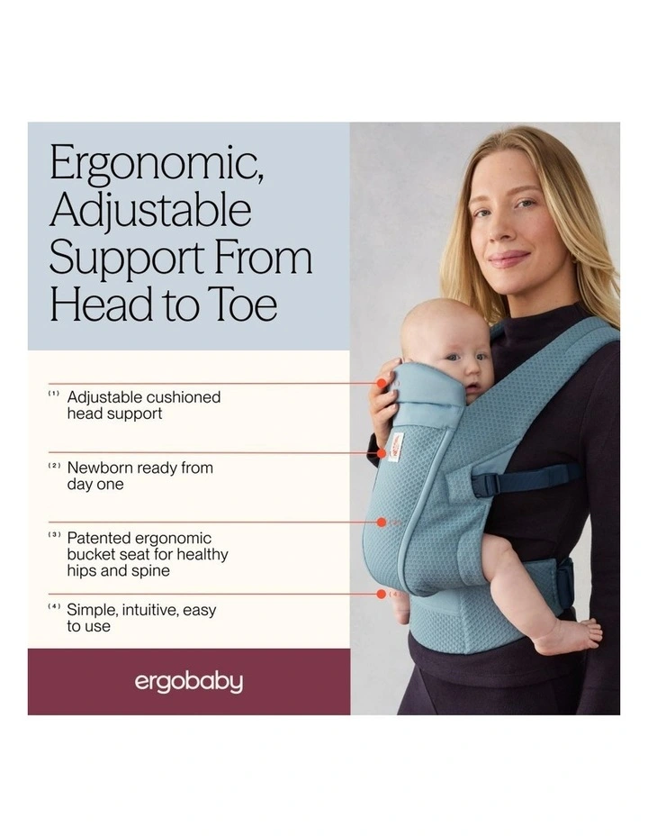Omni Lite Baby Carrier - Slate Blue image 7
