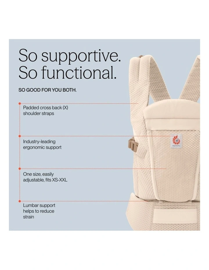 Omni Lite Baby Carrier - Natural Beige image 6