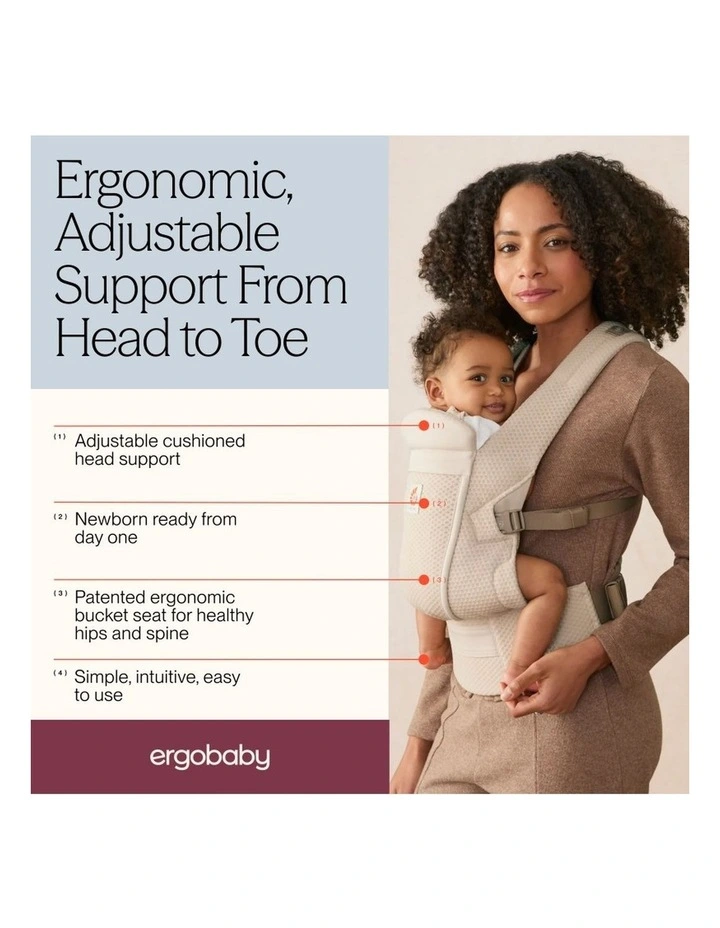 Omni Lite Baby Carrier - Natural Beige image 7