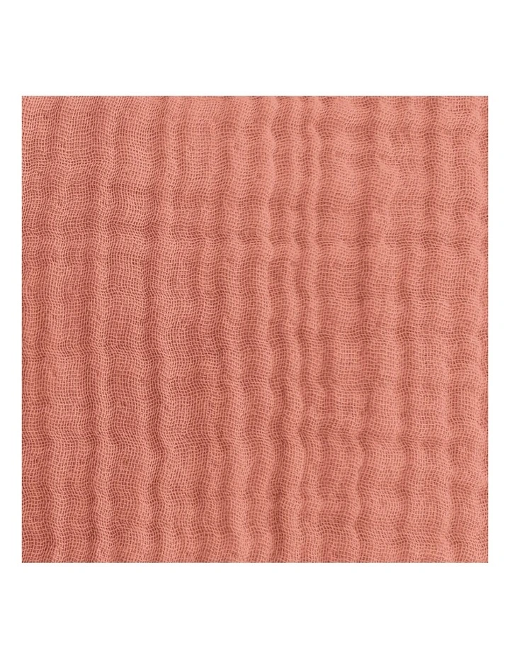 The Original Maternity & Nursing Pillow - Terracotta Muslin image 2