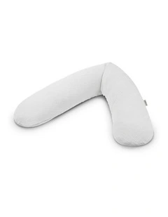 The Original Maternity & Nursing Pillow Cover - Light Grey Muslin