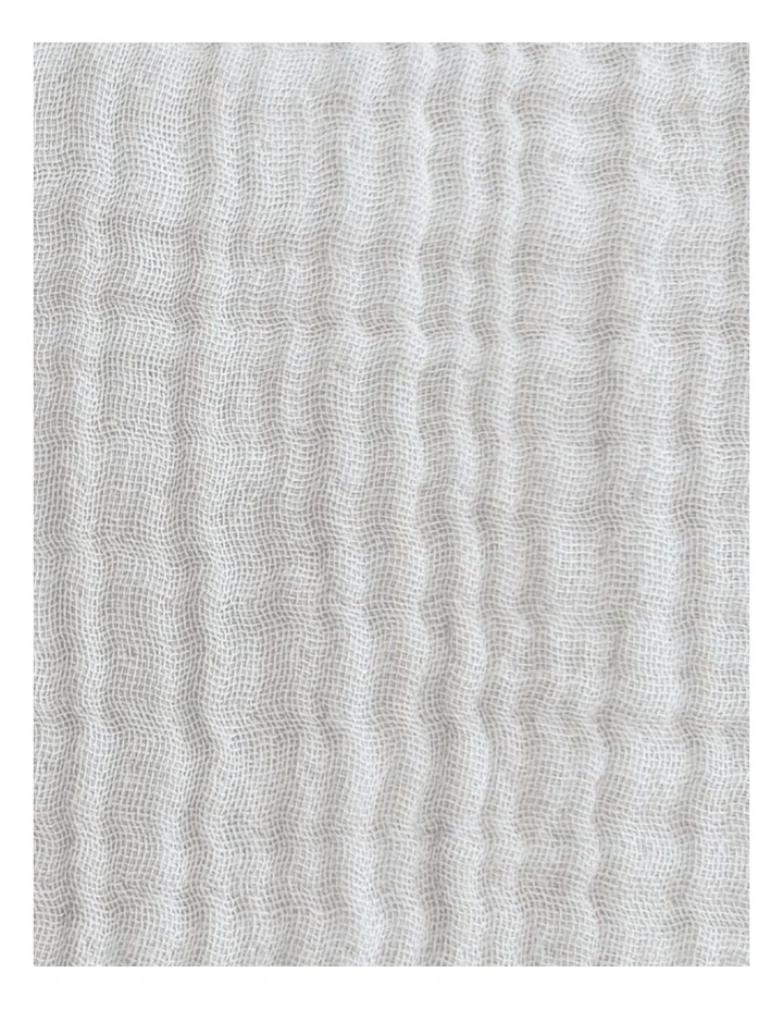The Original Maternity & Nursing Pillow Cover - Light Grey Muslin image 2