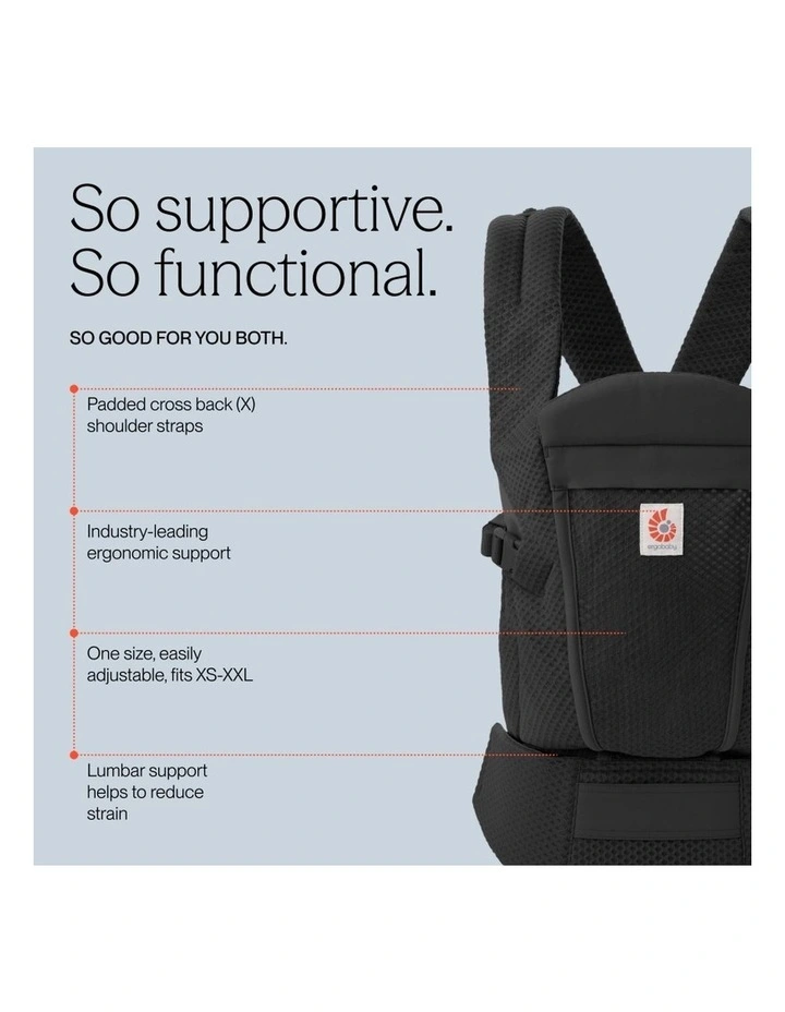 Omni Lite Baby Carrier - Onyx Black image 6