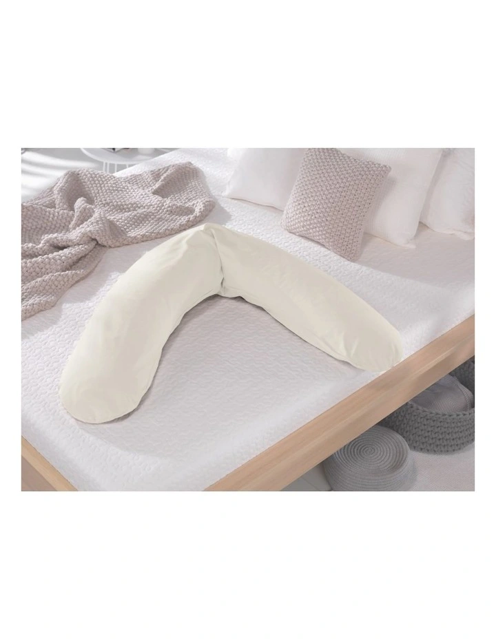 The Original Maternity and Nursing Pillow - Pebble Grey Bamboo image 2