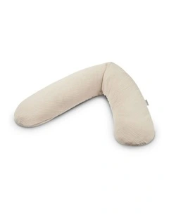 The Original Maternity & Nursing Pillow Cover - Sand Beige Muslin
