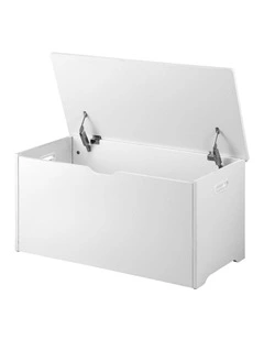 Oikiture Kids Toy Storage Box Cabinet Wooden Chest Container Room Organiser