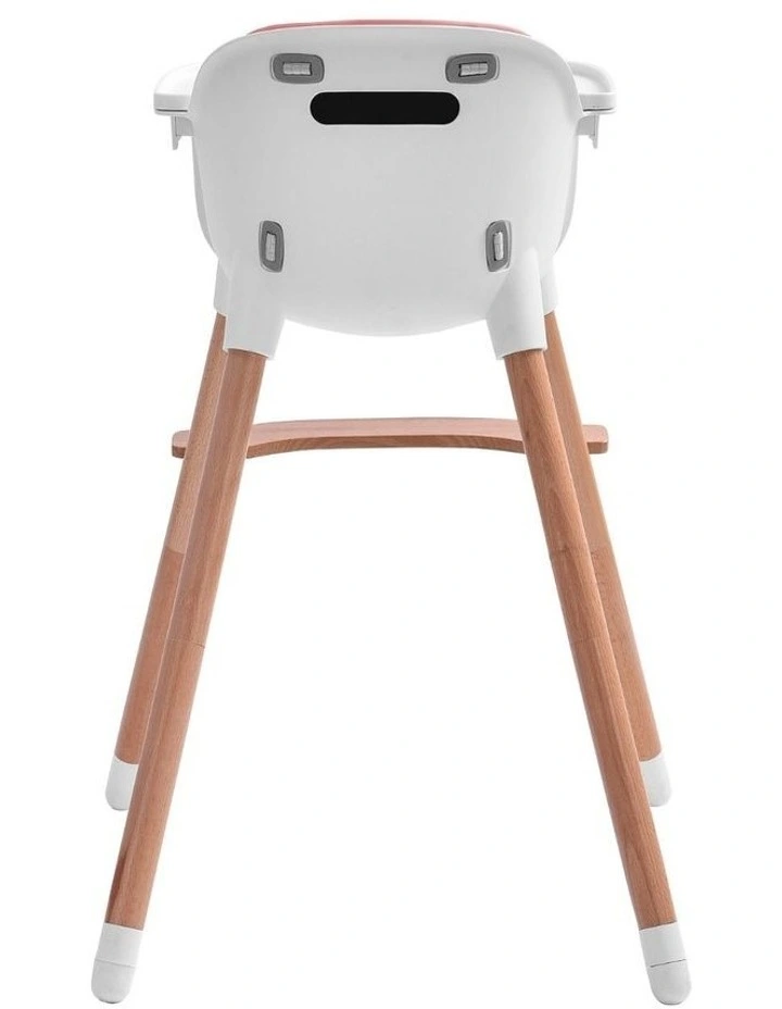 JOY BABY Amelia 2-in-1 Timber Highchair - Blue image 7