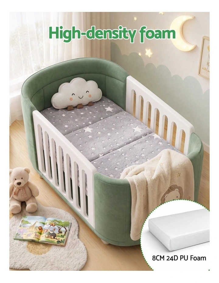 Giselle Bedding Foldable Cot Mattress for Travel Cot, Glow-in-Dark Cover image 6