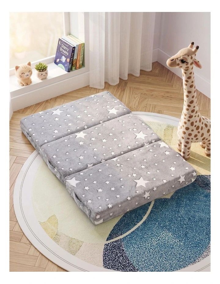 Giselle Bedding Foldable Cot Mattress for Travel Cot, Glow-in-Dark Cover image 7
