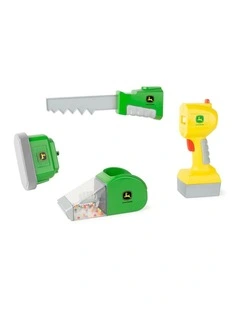 John Deere Kids/Childrens 3-in-1 Power Tools Pretend Play Toys Set 3Y 