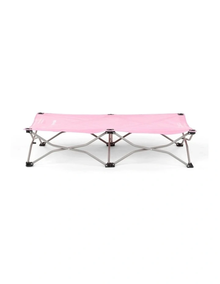 Baby Toddler Travel Bed Portable Foldable For Ages Pink 2-5y image 1
