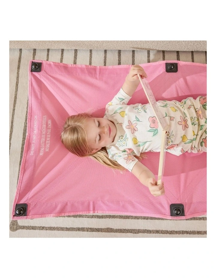 Baby Toddler Travel Bed Portable Foldable For Ages Pink 2-5y image 3