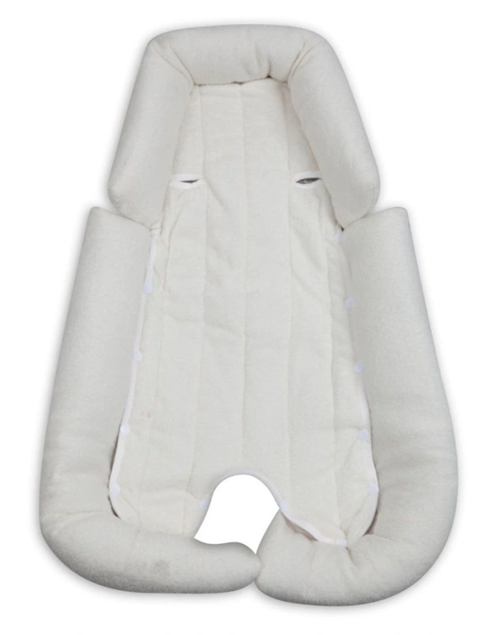 Deluxe All-Around Support Velboa Plush Padding Baby Cream image 1