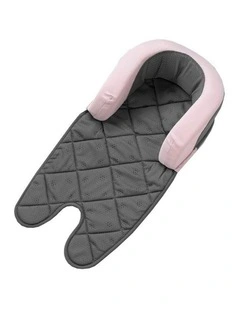 Air Flow Baby Head Support Breathable Foam Cushion Charcoal & Pink