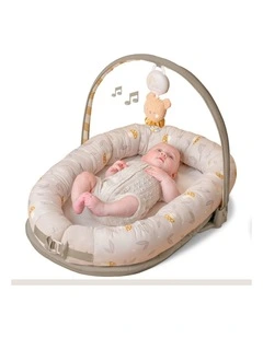 Snuggle Baby Play Pod 2-in-1 Lounger Gym Musical Bear