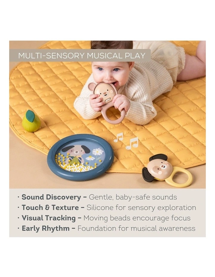 4pc Musical Discovery Set Baby Instruments 6m image 4