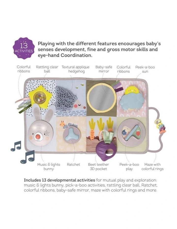 Developmental Activity Center Music Light 13 Activities 0M image 2