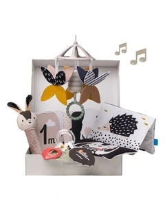 Newborn Gift Kit Sensory Development 0M  Black & White