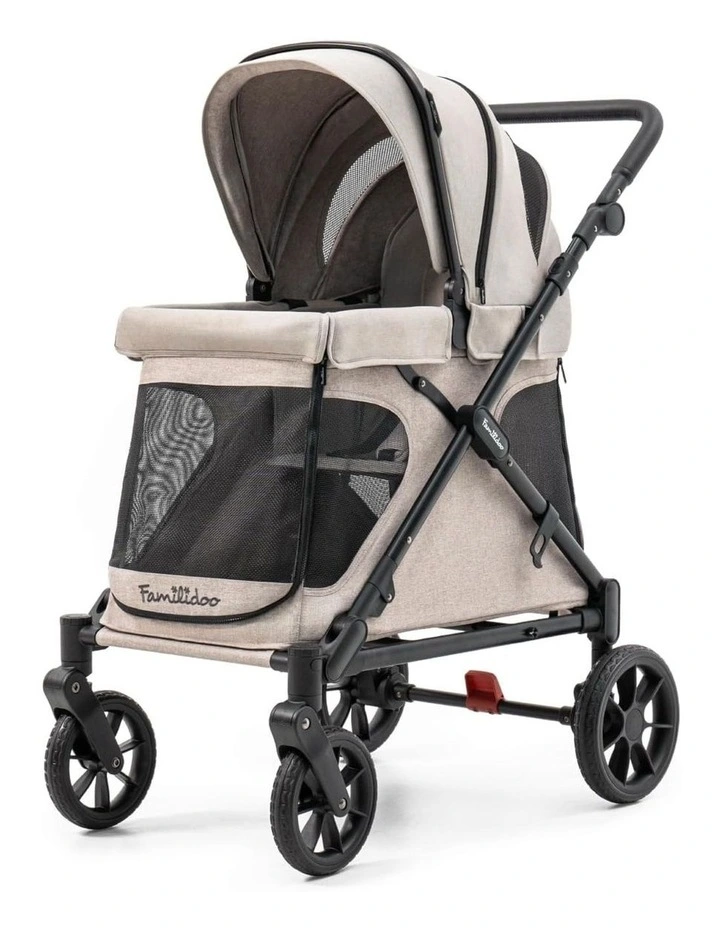 Q1 2.0 Wagon Stroller Lightweight Compact Safe Ash Rose 6-36M image 3