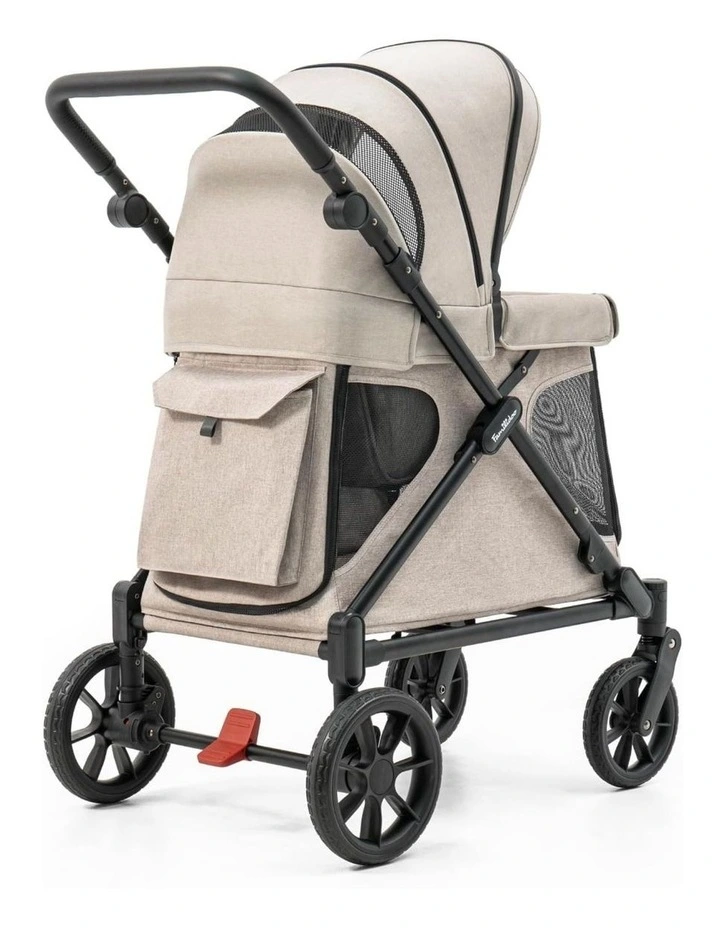 Q1 2.0 Wagon Stroller Lightweight Compact Safe Ash Rose 6-36M image 4