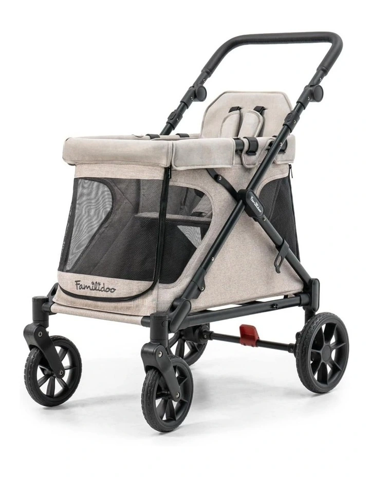 Q1 2.0 Wagon Stroller Lightweight Compact Safe Ash Rose 6-36M image 6
