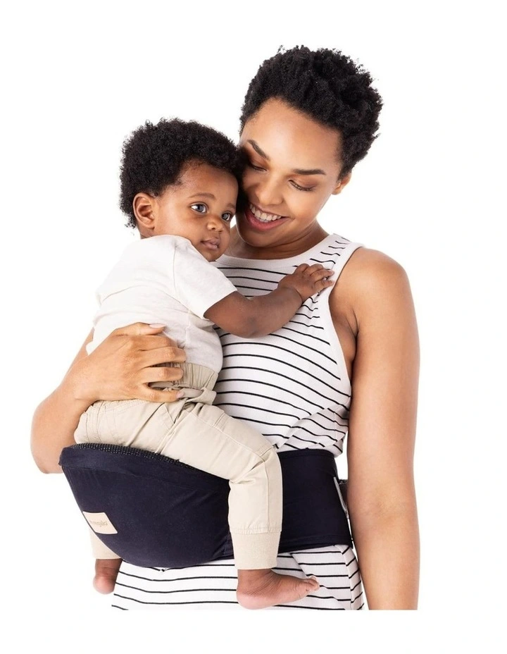 Baby Hip Seat Support Ergonomic Carrier Navy 6-36M image 2
