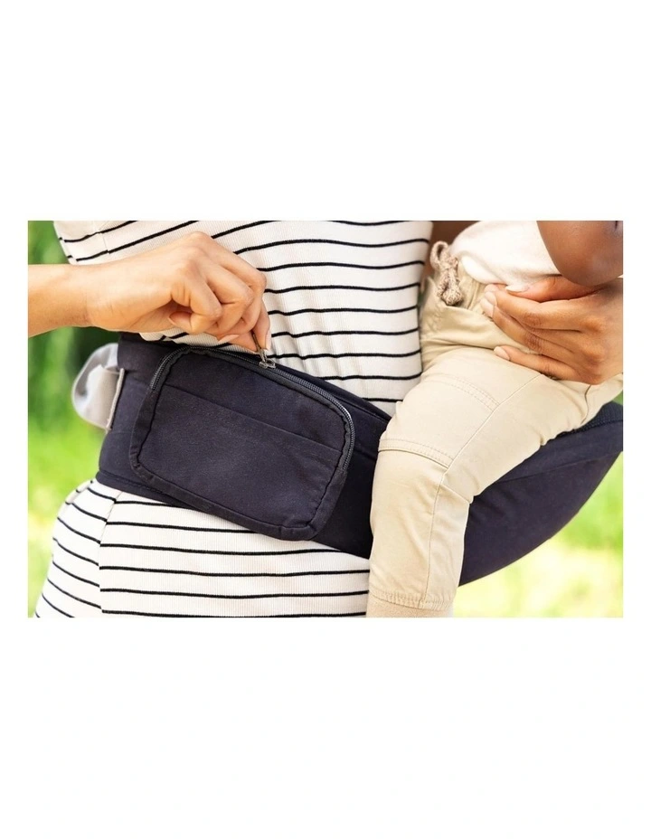 Baby Hip Seat Support Ergonomic Carrier Navy 6-36M image 4